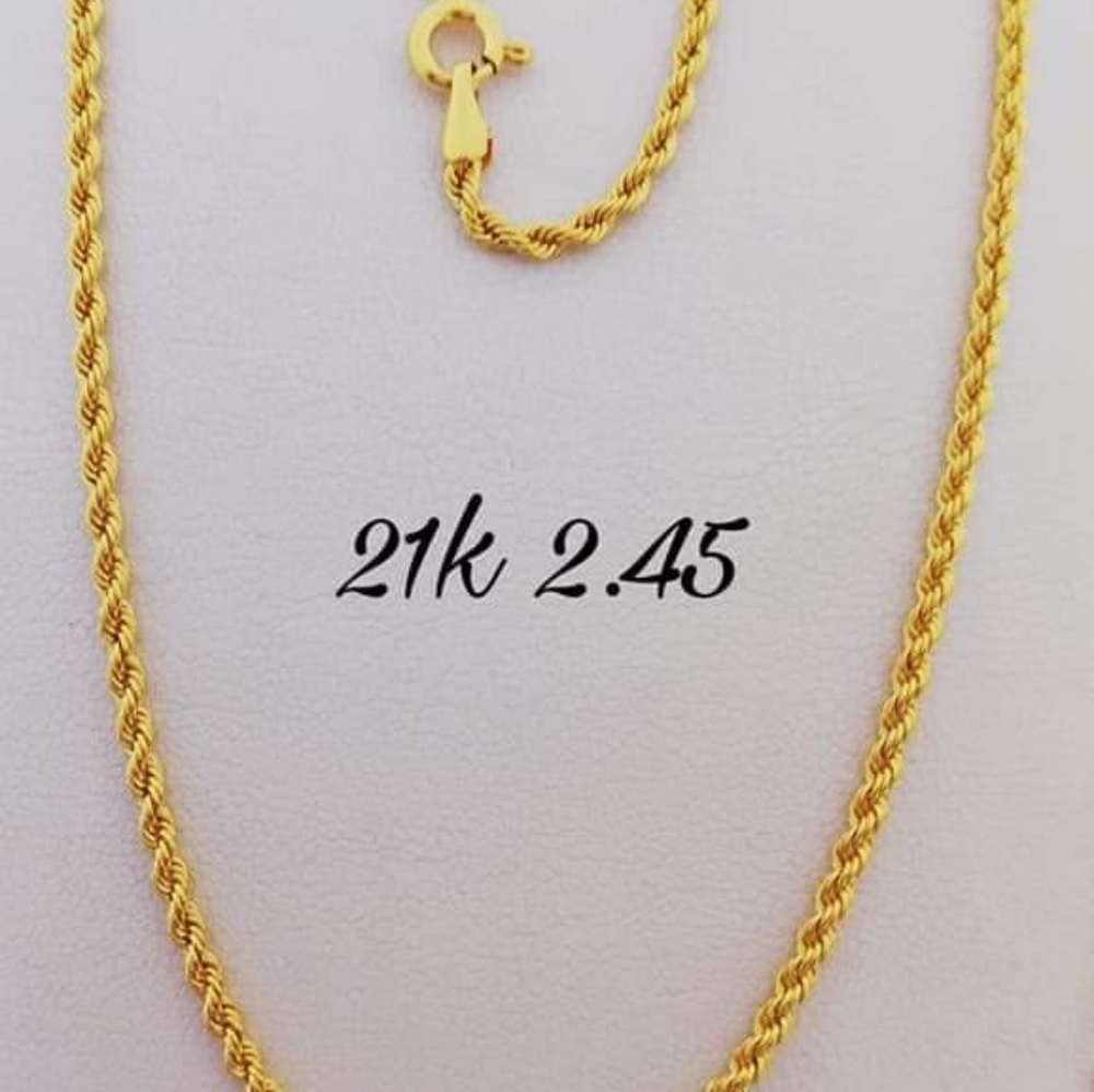 Authentic gold 21k saudi gold